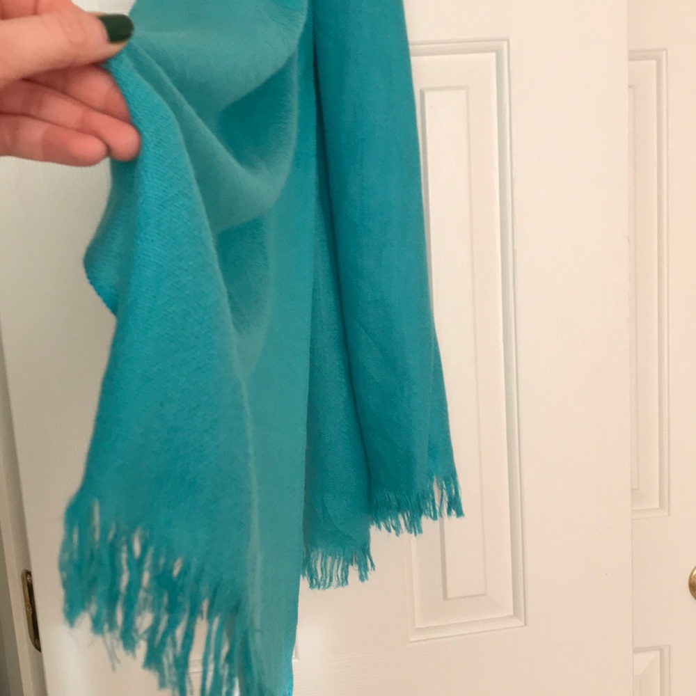 Turquoise Scarf - Picture 2 of 2